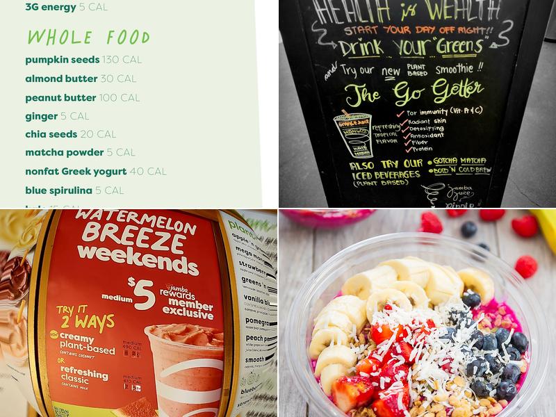 Jamba Menu