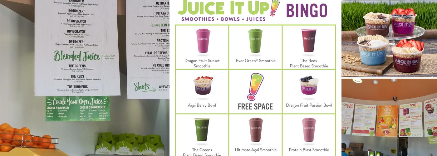 Juice It Up! Menu