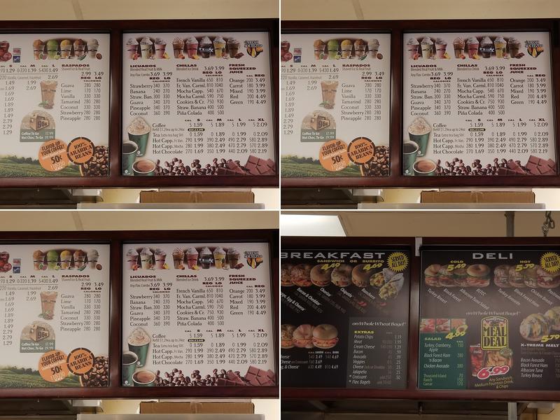 Yum Yum Donuts Menu