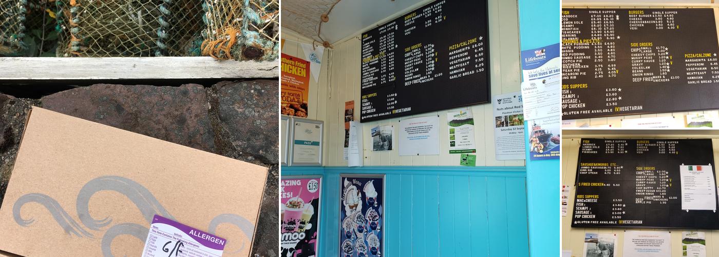 The Harbour Fish Bar Menu