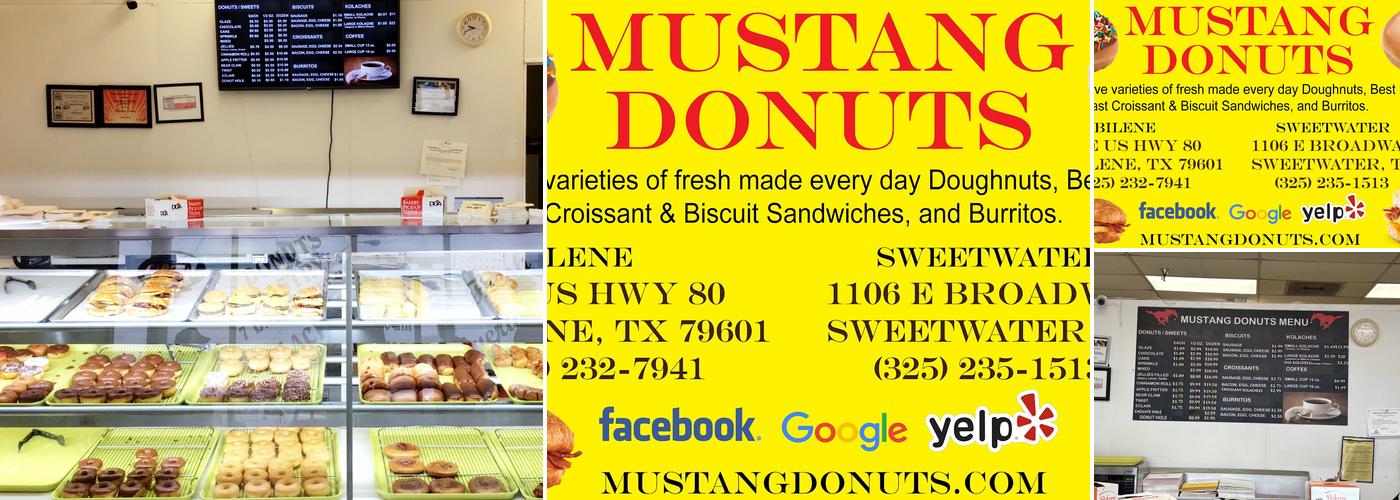 Mustang Donuts Menu