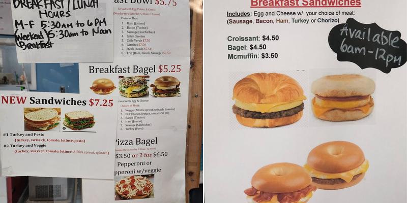 USA Donuts & Croissants Menu