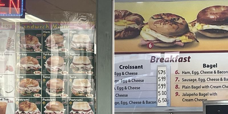 Homestyle Donuts Menu