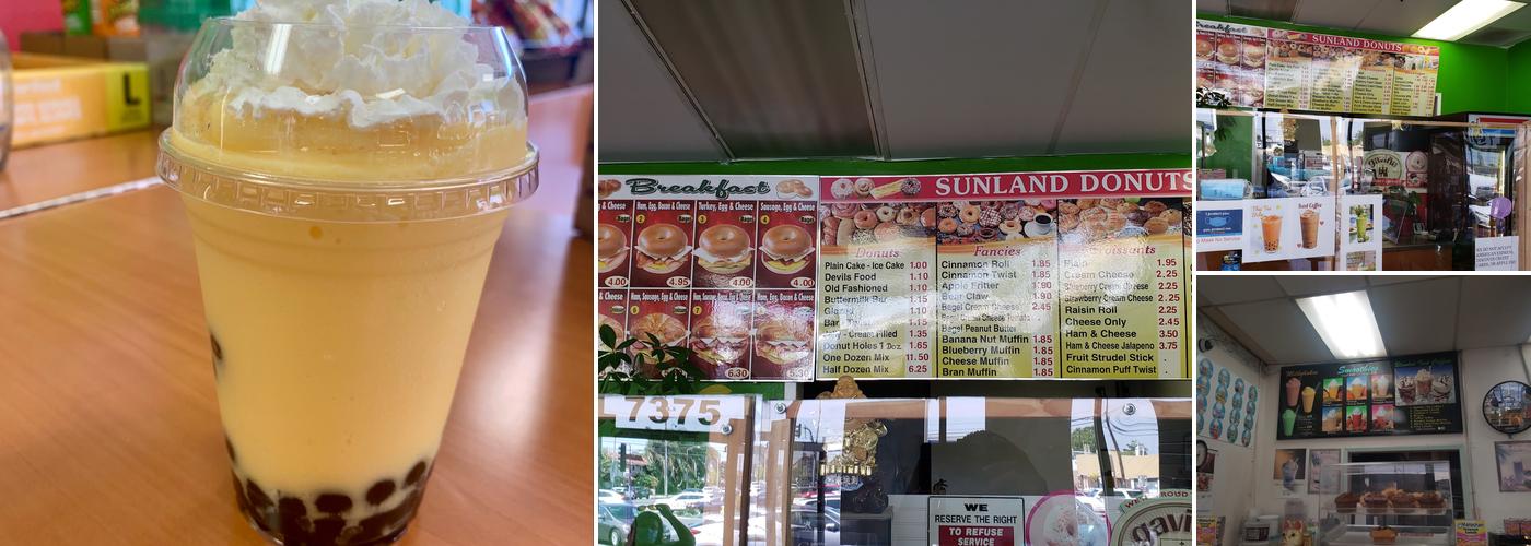 Sunland Donuts Menu