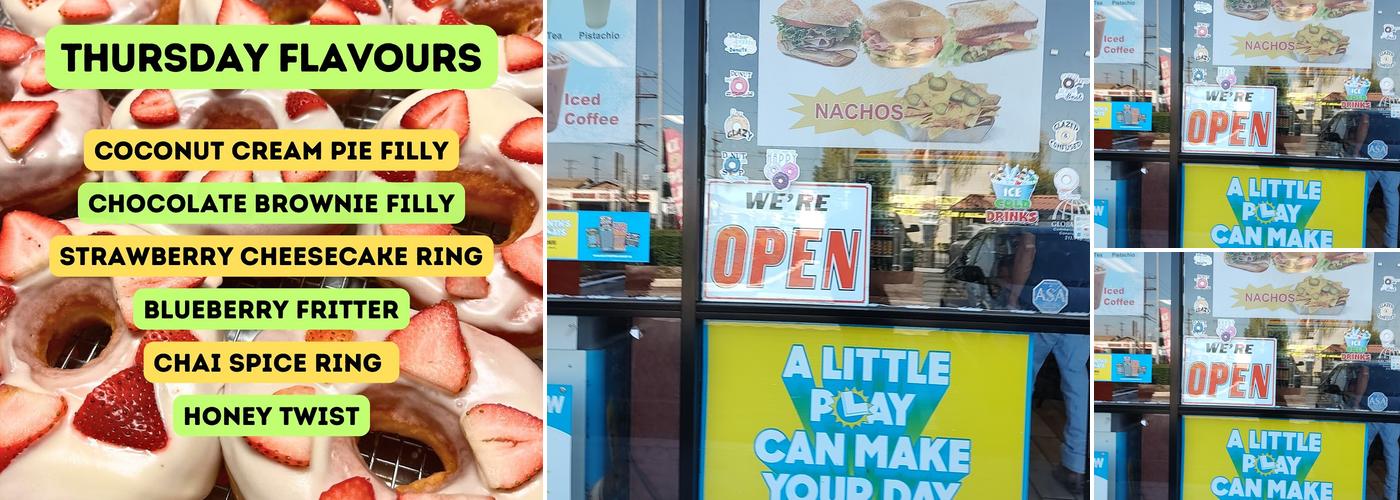 Daddy's Donuts Menu