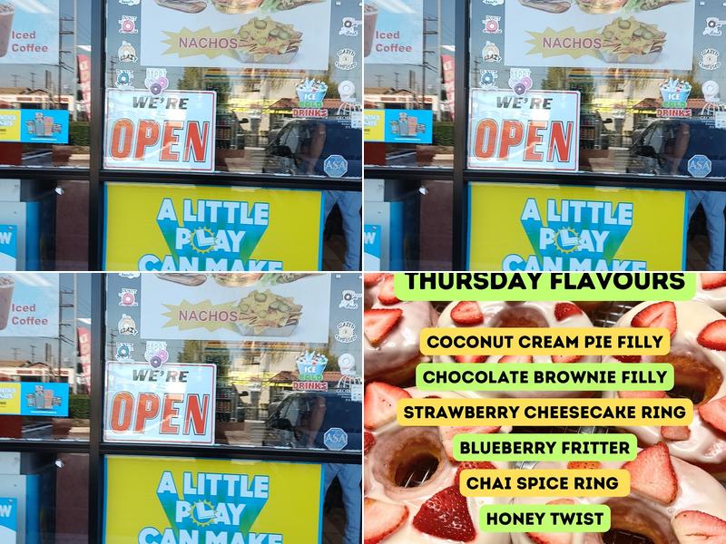Daddy's Donuts Menu