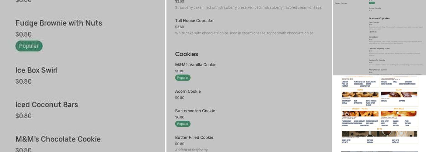 Le Petite Magnifique French Bakery Menu