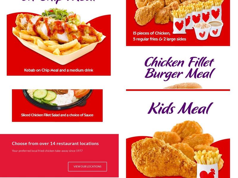 Herrons Country Fried Chicken Lisburn Menu