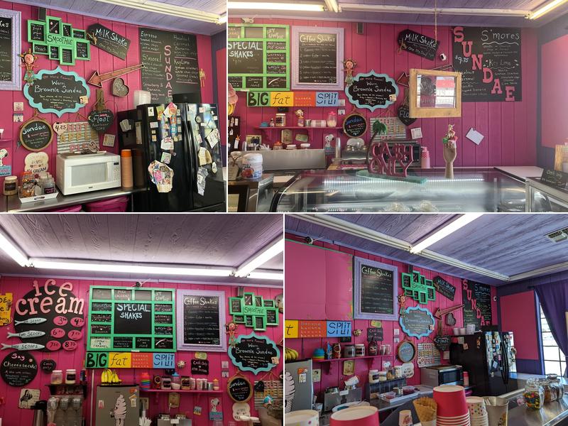 Desserted Island Ice Cream Menu