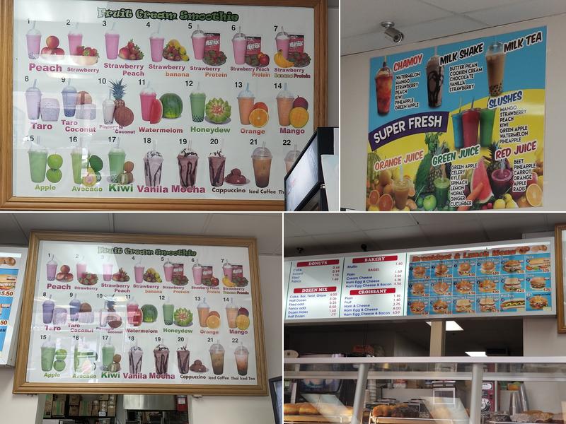 Boston Cream Donut Menu