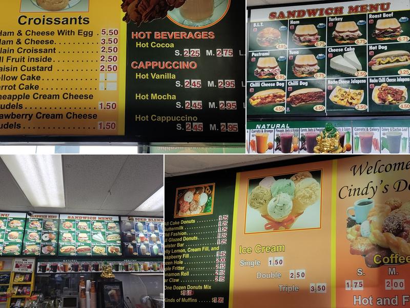 Excellent Donuts Menu