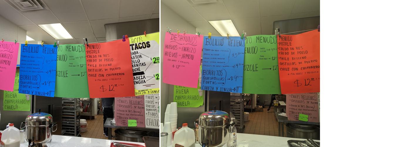 Almazan Bakery Menu