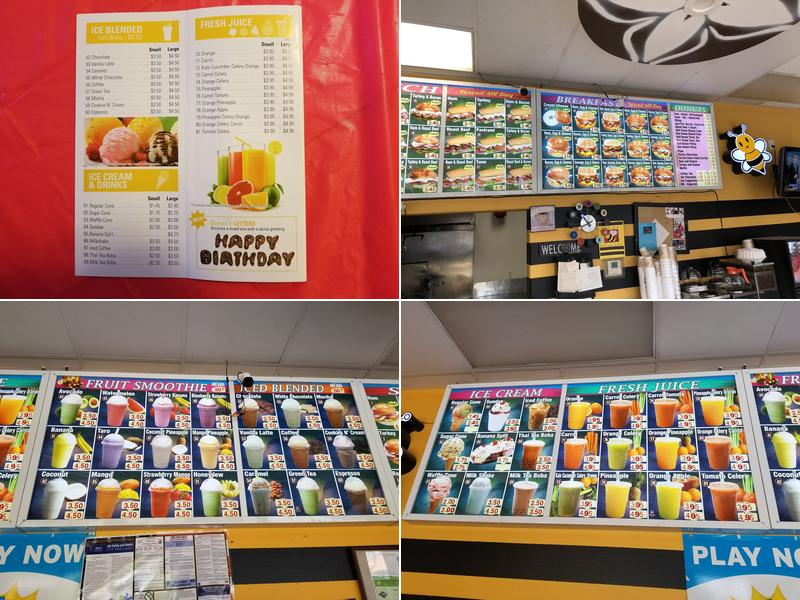 Bumblebee Donut 2 Menu