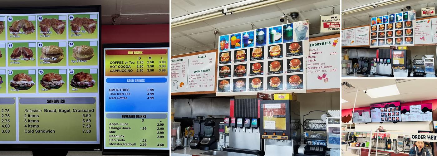 B & B Donuts Menu