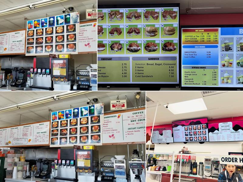 B & B Donuts Menu
