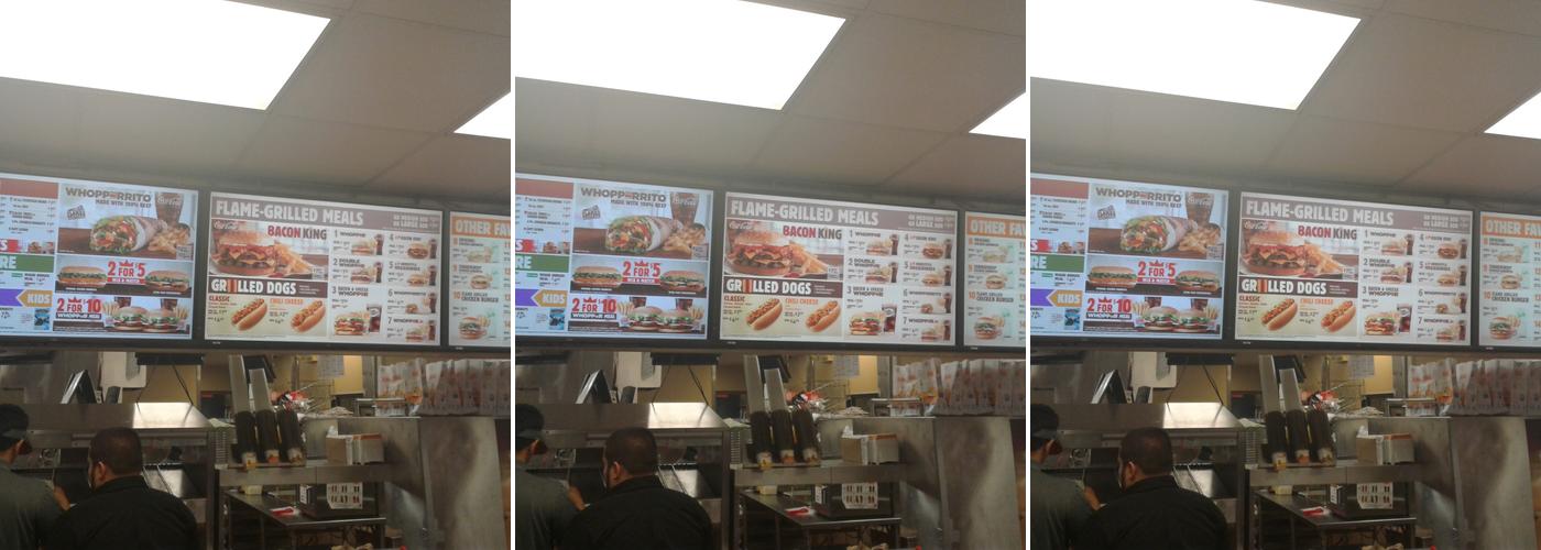 Burger King Menu