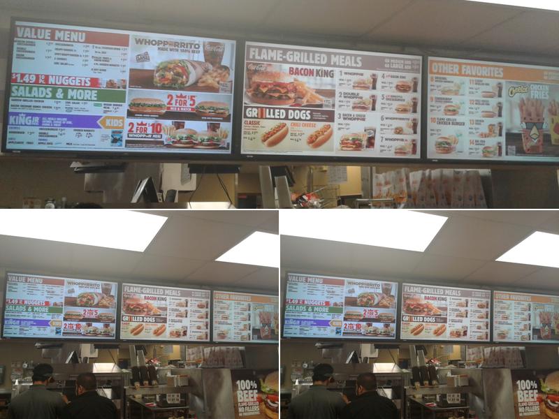 Burger King Menu
