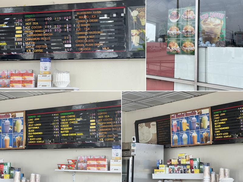 Golden Star Donuts Menu