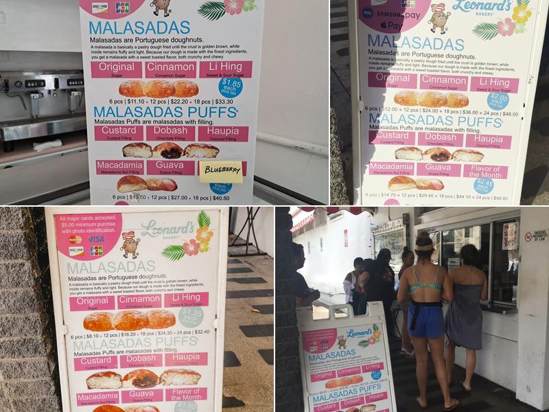 Leonard's Bakery Menu