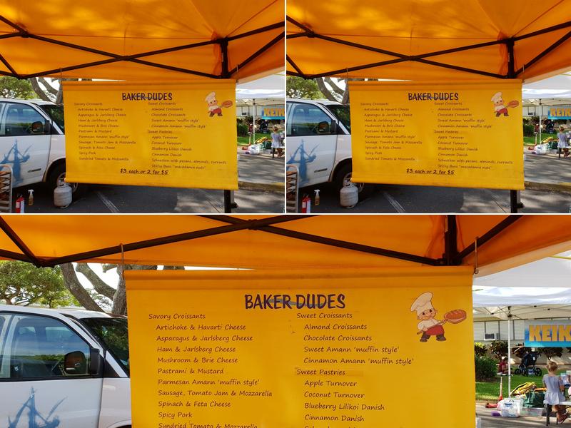 Baker Dudes Menu