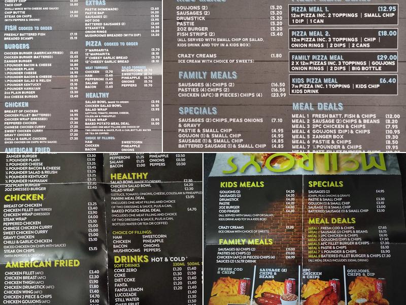 McIlroy's Menu