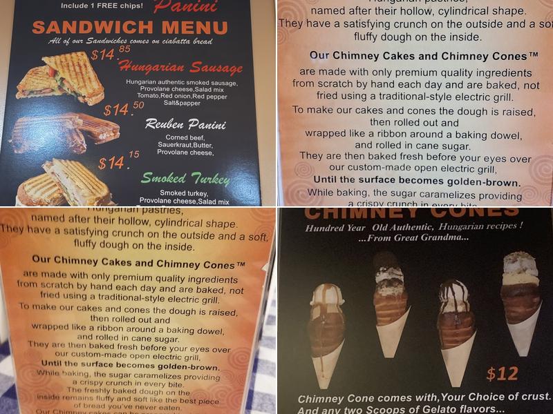 Unique Pastry Factory Menu