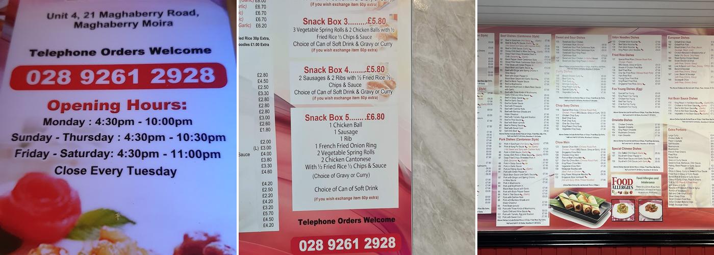 Hong Kong Kitchen Menu