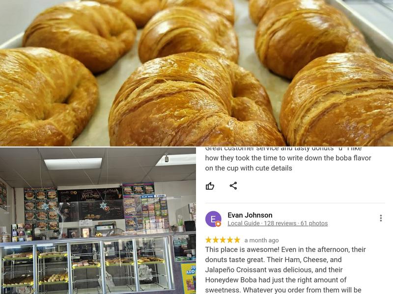 Ma's Donuts Menu