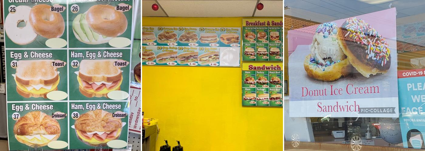 Sweet Stuff Donuts Menu