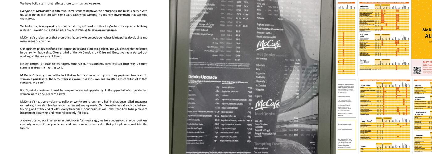 McDonald's Menu