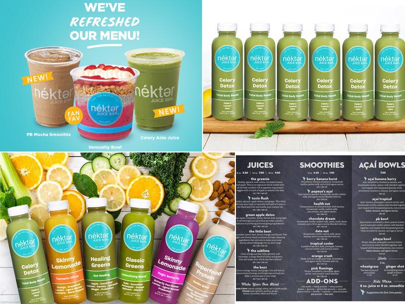 Nekter Juice Bar Menu