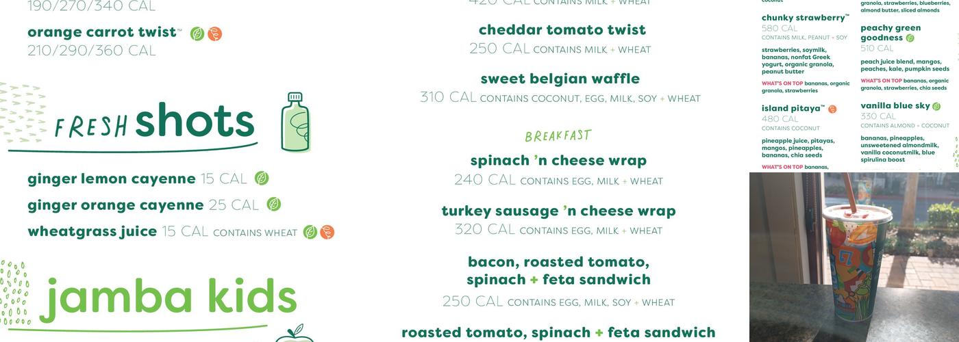 Jamba Menu
