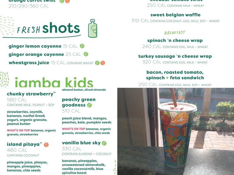 Jamba Menu