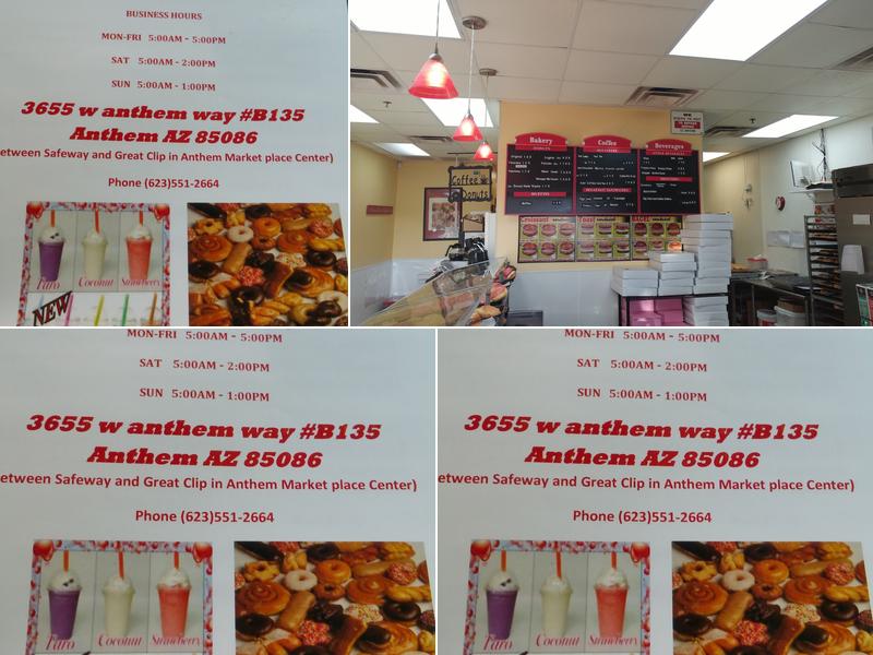 Sweethearts Gourmet Donuts Menu