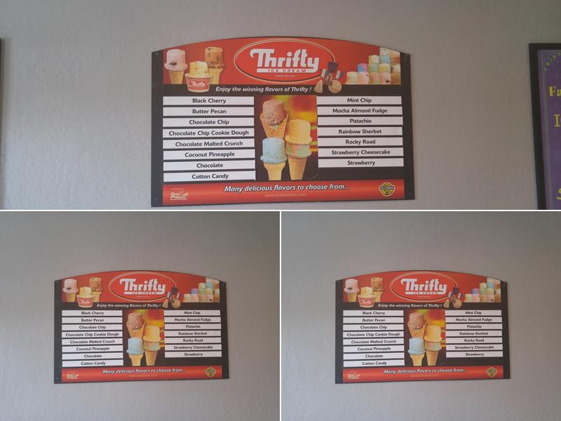 Lil' Dippers Ice Cream Shop Menu