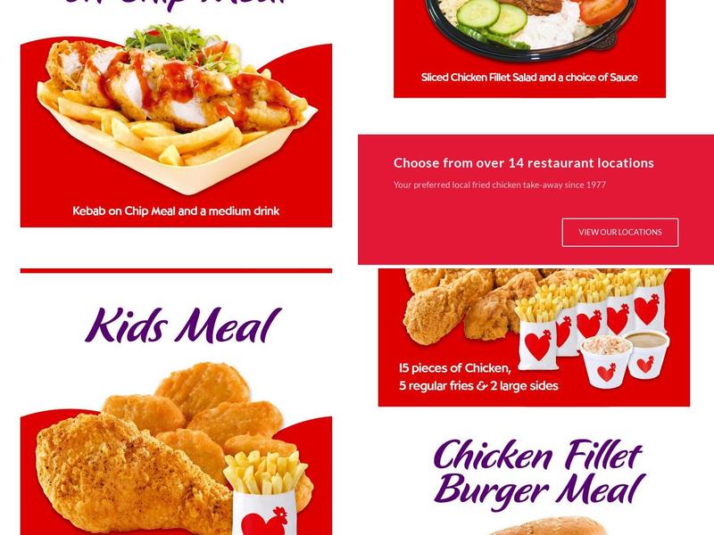 Herron's Country Fried Chicken Dromore Menu