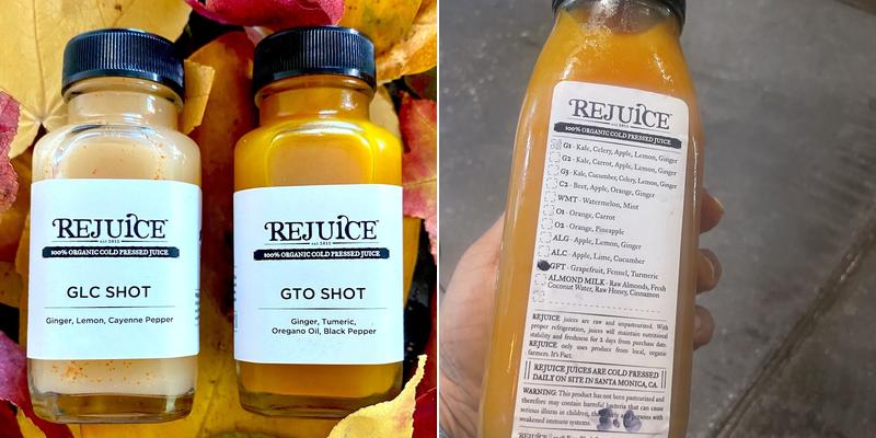 Rejuice Menu