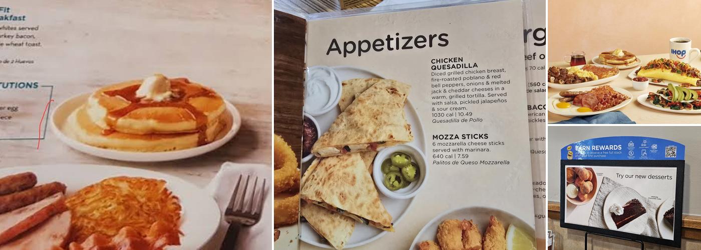 IHOP Menu