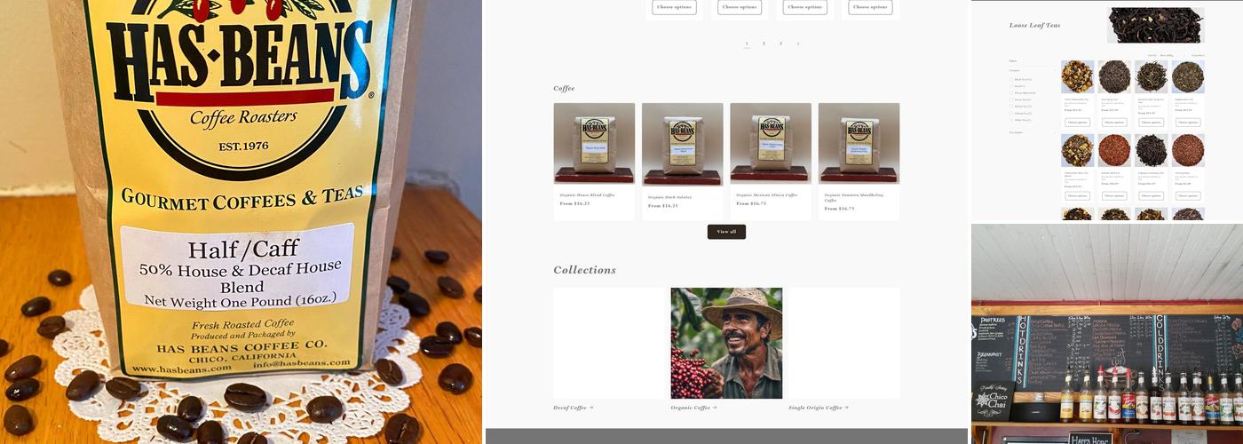 Has Beans Coffee & Tea Menu