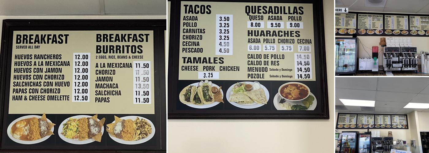Panificadora Bakery Menu
