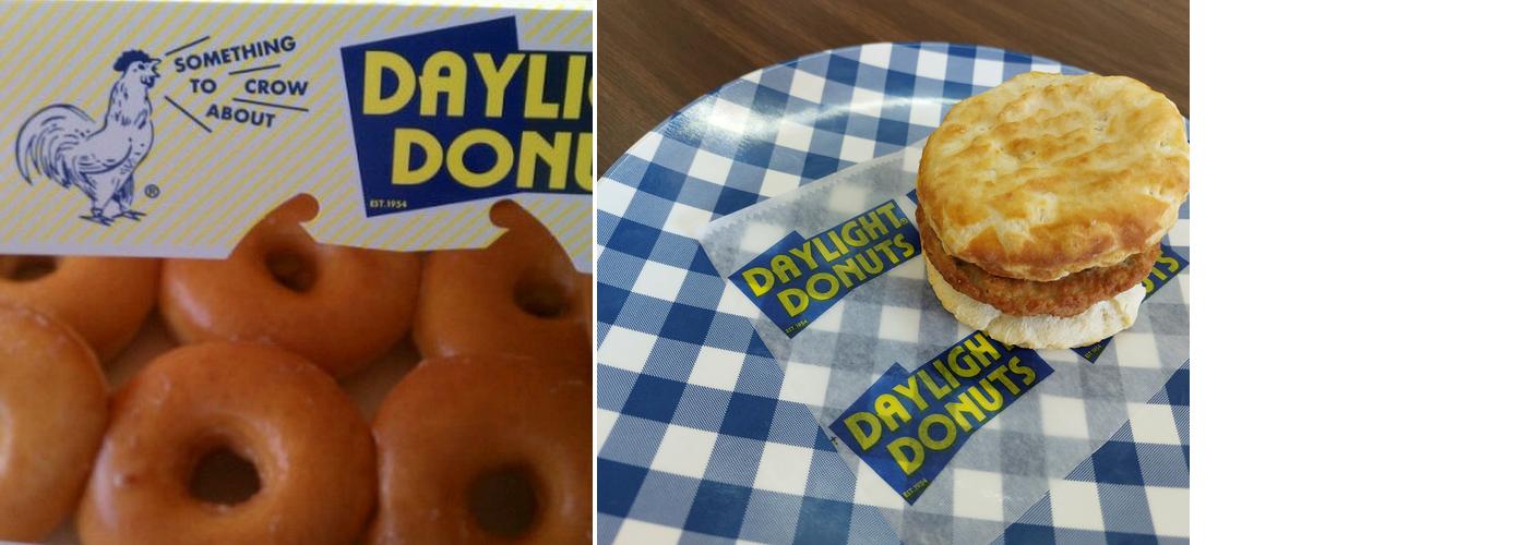 Daylight Donuts Menu