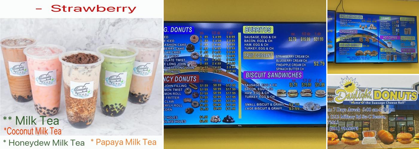 Daylight Donuts Menu