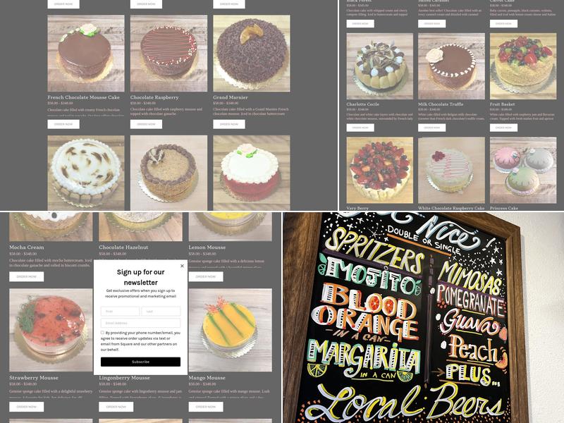 Primrose Bakery Menu