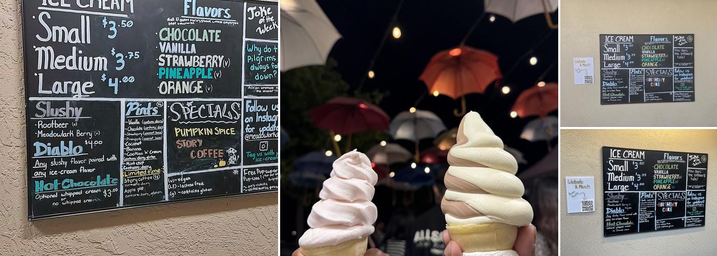 Meadowlark Dairy Menu