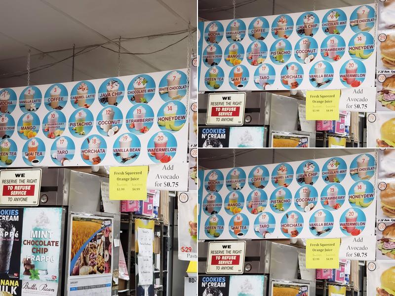 Golden West Donuts Menu