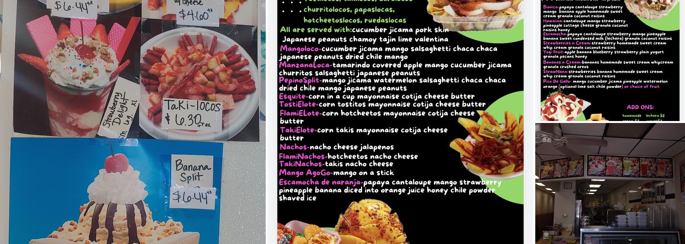 Rosa's Juice Bar Menu