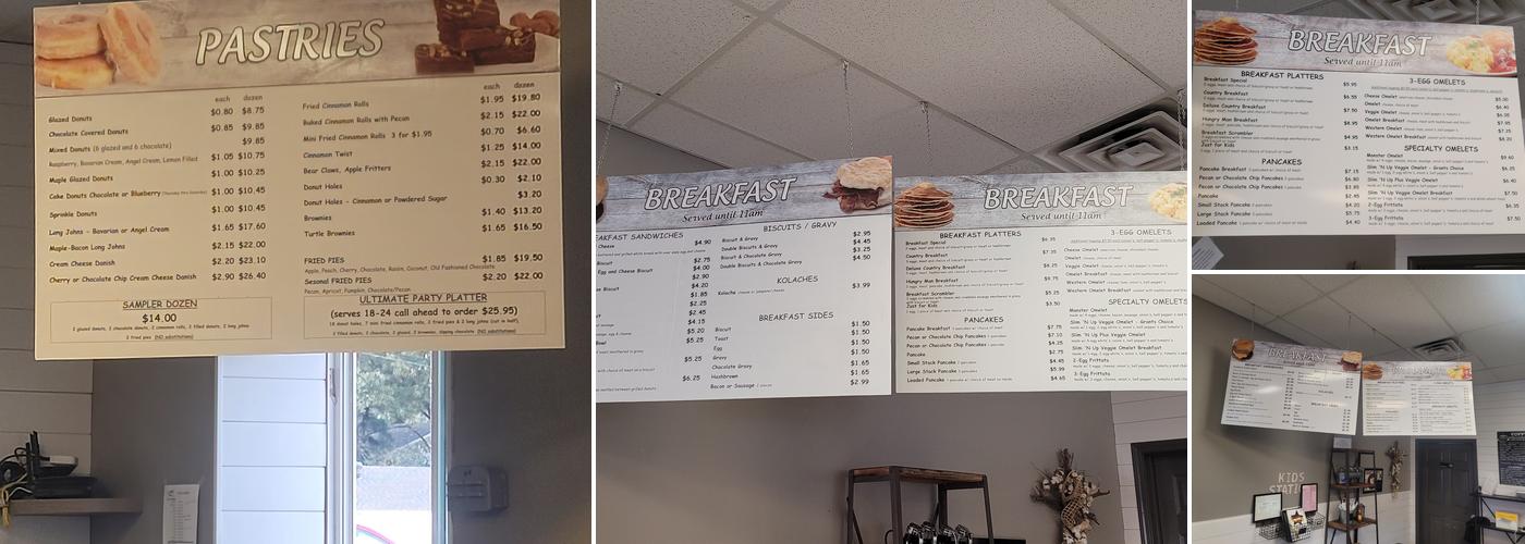 Batten's Bakery LLC Menu