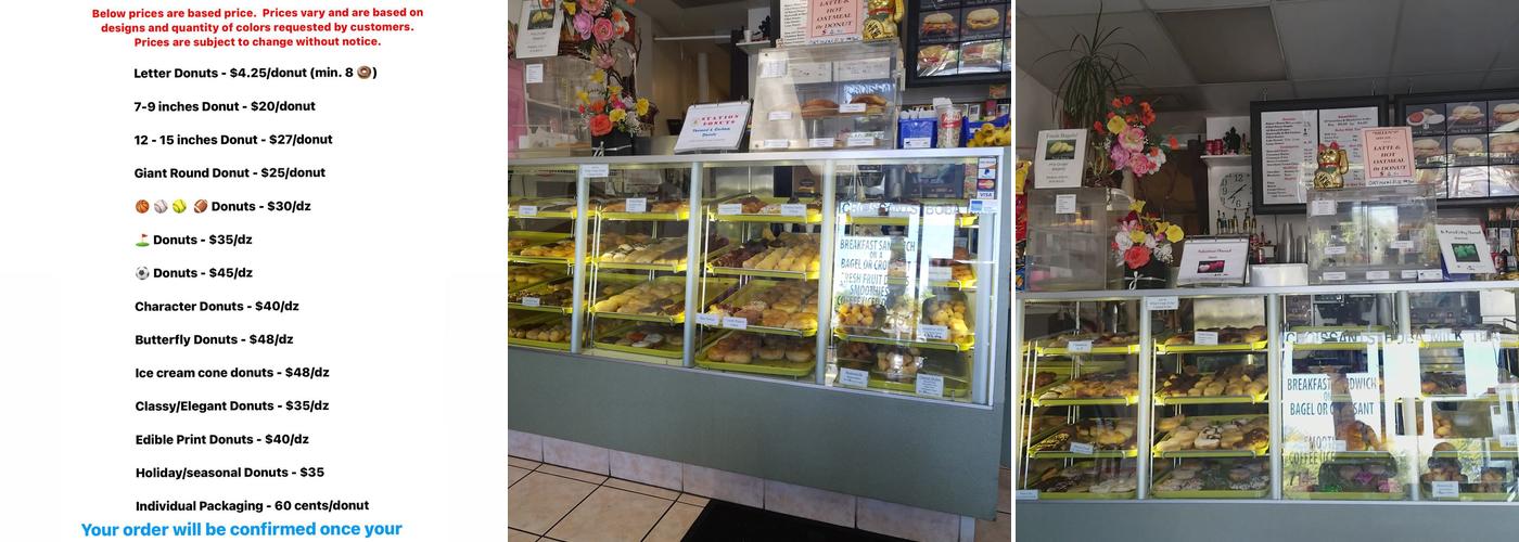 Station Donuts Menu