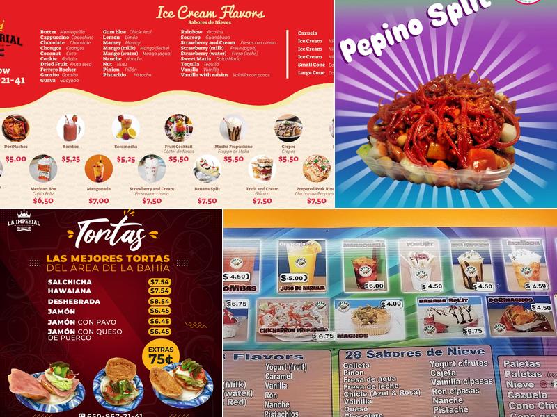 Panaderia La Imperial Menu