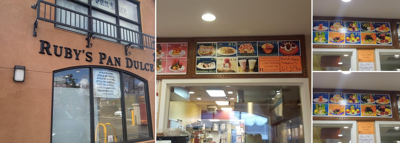 Ruby's Pan Dulce Menu